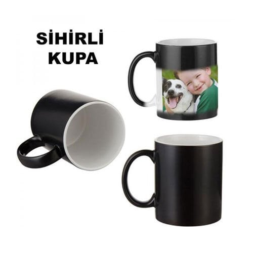 Kişiselleştirilebilir Isıya Duyarlı Sihirli Kupa Bardak