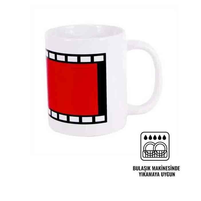 Kişiselleştirilebilir Film Şeritli Sihirli Kupa Bardak