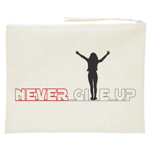 Kişiselleştirilebilir Premium Keten Makyaj Çantası