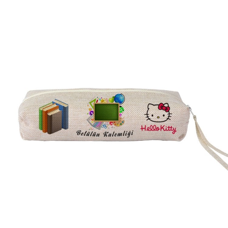 Kişiselleştirilebilir Körüklü Keten Kalemlik