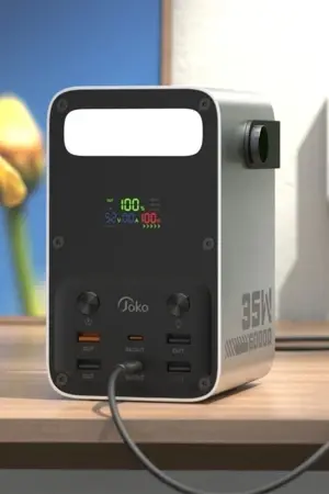 Joko J51 60.000 mAh Dijital Sarj Göstergeli Led Işıklı 35W PD Powerbank - Gümüş