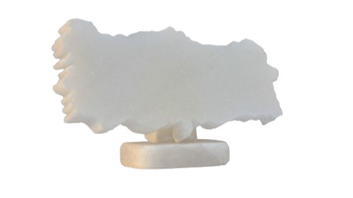 Kişiye Özel Türkiye Haritası Formunda Doğal Tuz Lambası