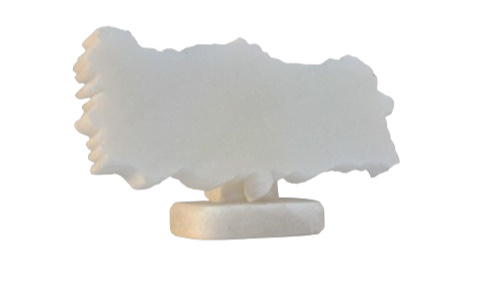 Kişiye Özel Türkiye Haritası Formunda Doğal Tuz Lambası