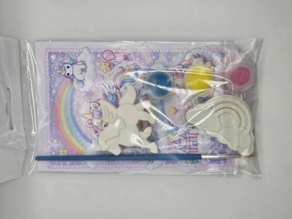 Gökkuşağı & At Temalı Kalıp Boyama Seti