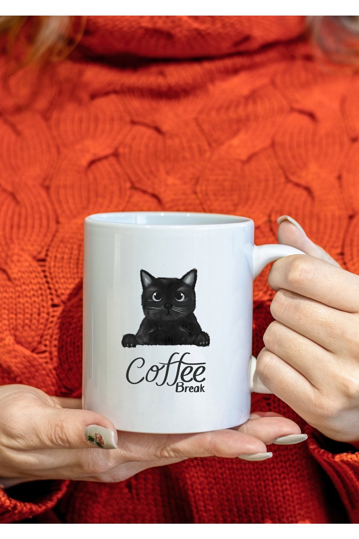 Cat Coffee Break Çay Ve Kahve Kupası