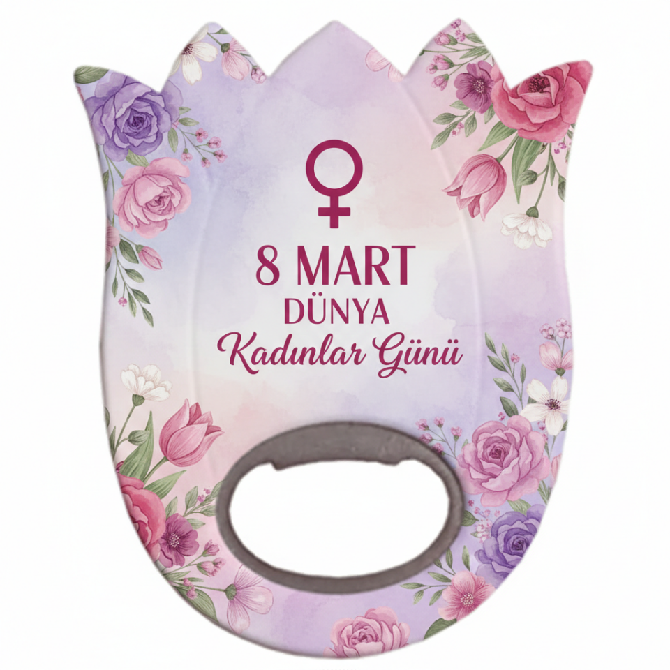 8 Mart Dünya Kadınlar Günü’ne Özel Lale Tasarımlı Magnet Açacak