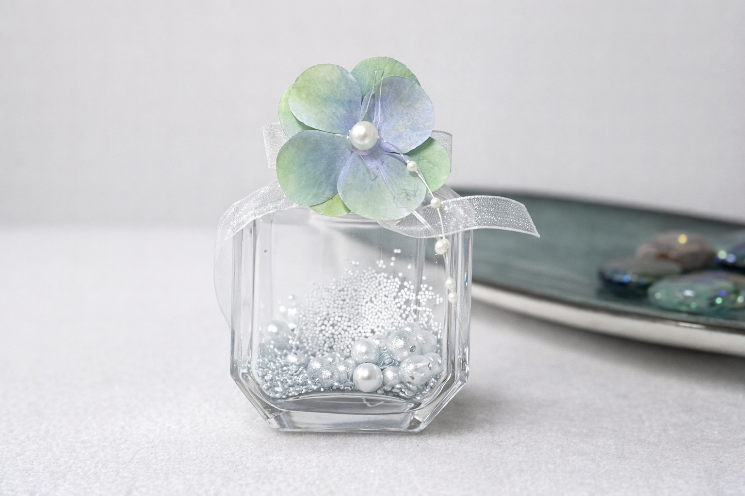 CamNikah & Söz Hatıralığı – Çiçek Detaylı Dekoratif Hediyelik