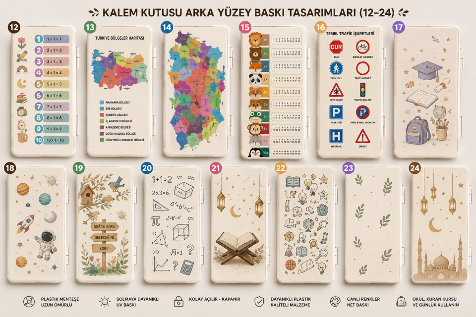 Kişiye Özel Kalem Kutusu