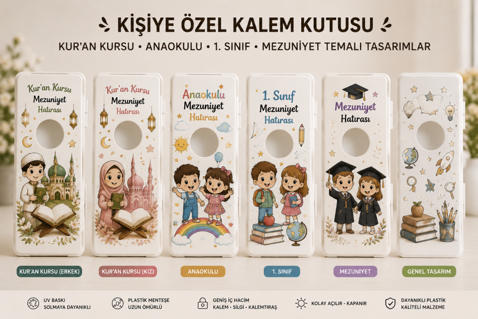 Kişiye Özel Kalem Kutusu