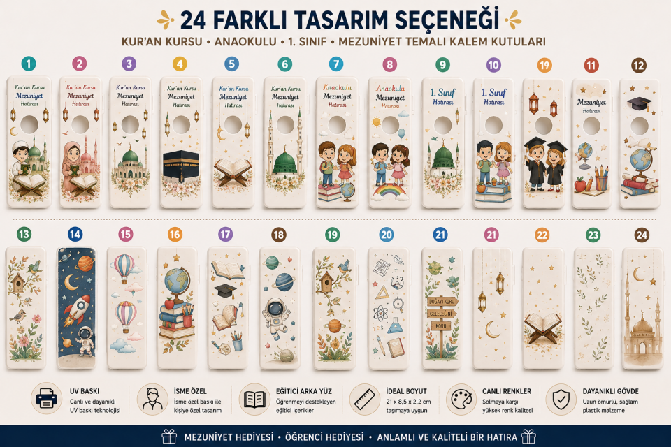 Kişiye Özel Kalem Kutusu